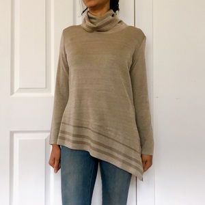 Vintage 90s misook turtleneck sweater small